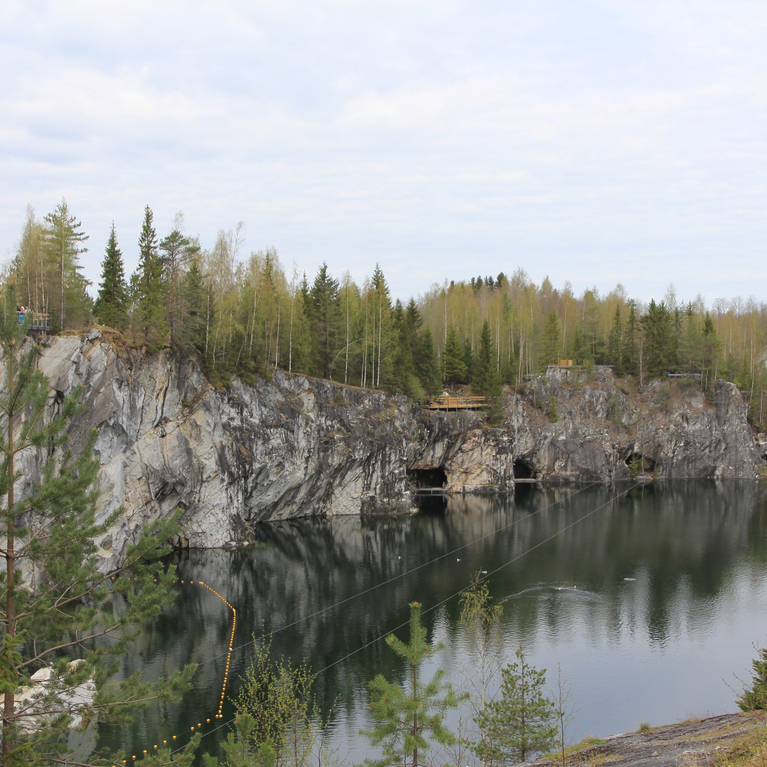Day 2. Waterfalls, marble canyon and Ladoga skerries
