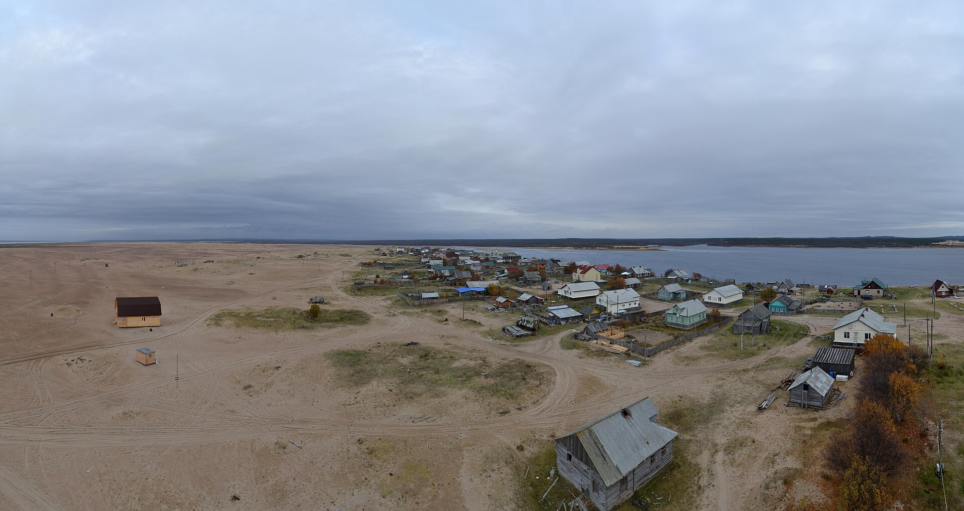 Кузоменские пески — арктическая пустыня посреди тайги.